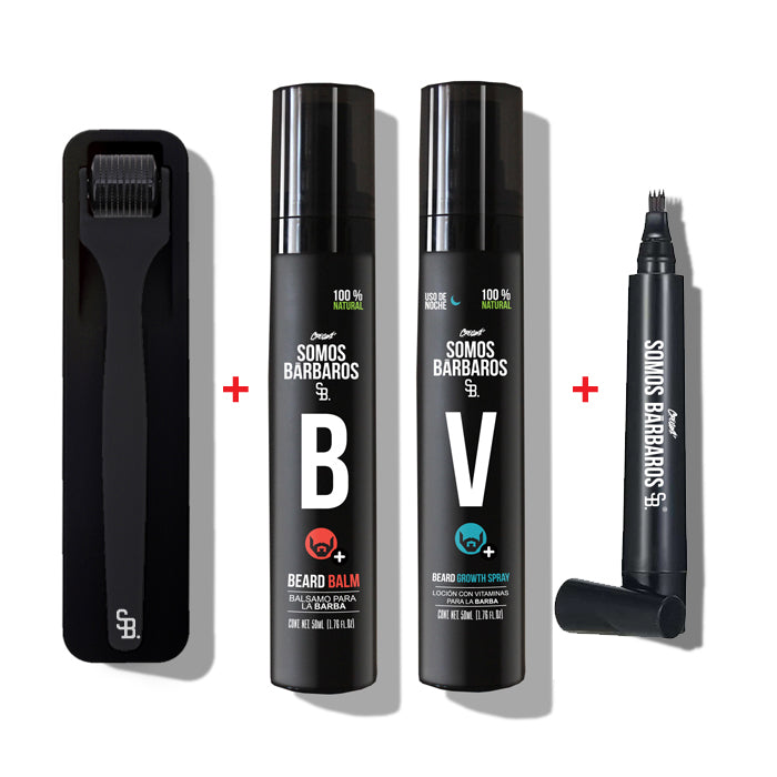 Full Kit para crecimento de Barba