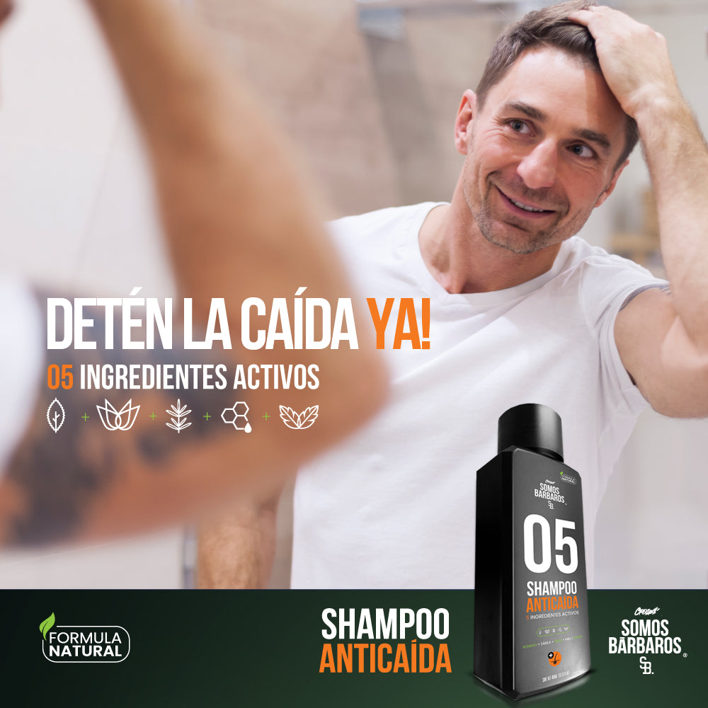 Shampoo Anticaída SOMOS BÁRBAROS